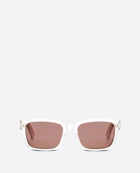 CD LINK S1U Crystal-Tone Rectangular Sunglasses