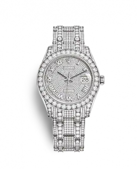PEARLMASTER 39 Oyster, 39 Mm, White Gold And Diamonds